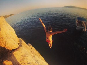 Taken via their GoPro